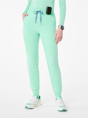 Figs Mariner Zamora HW Jogger Pants with Blue Drawstring XS/P